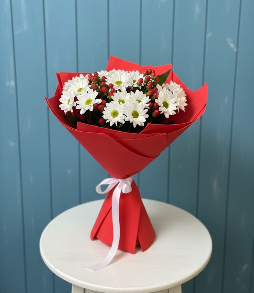 Букет цветов из: Хризантемы в Костино-Отдельце