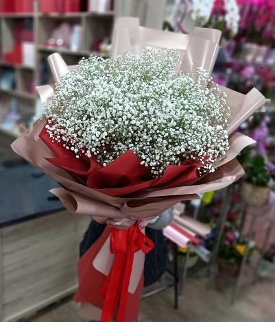 Букет цветов из: Гипсофила в Костино-Отдельце