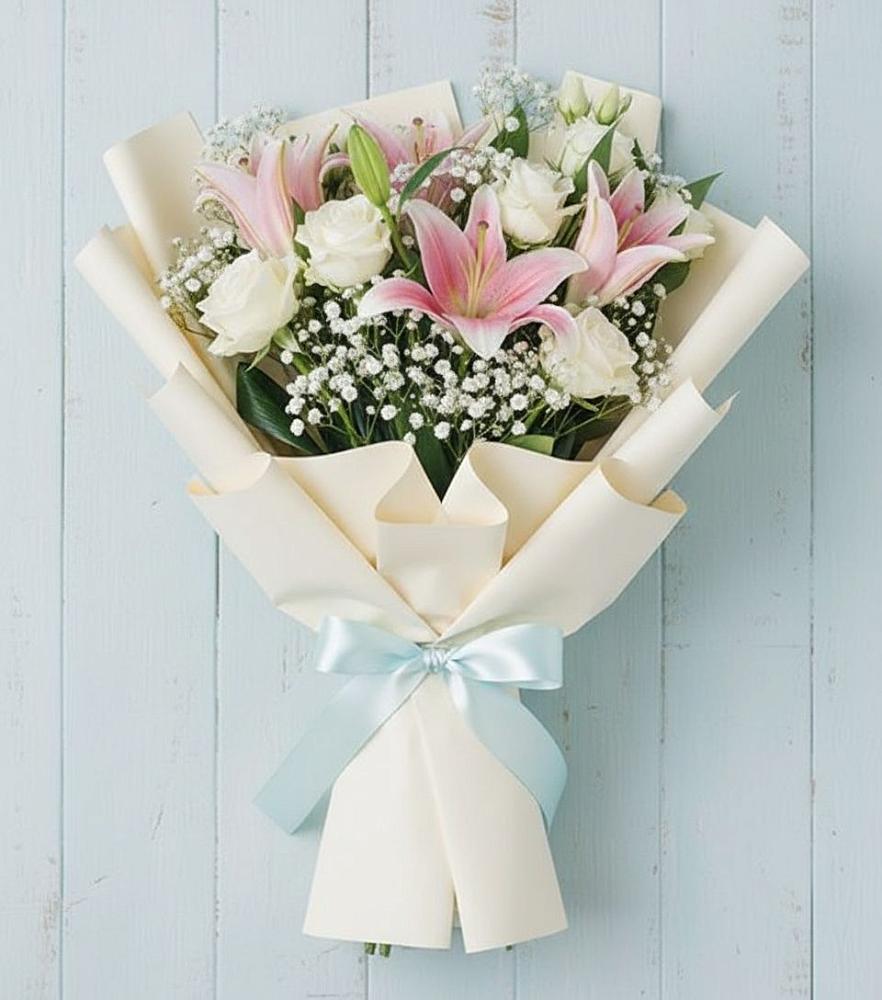 Букет цветов из: Лилии в Костино-Отдельце