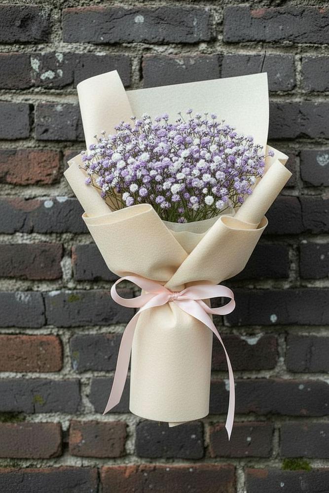 Букет цветов из: Гипсофила в Костино-Отдельце