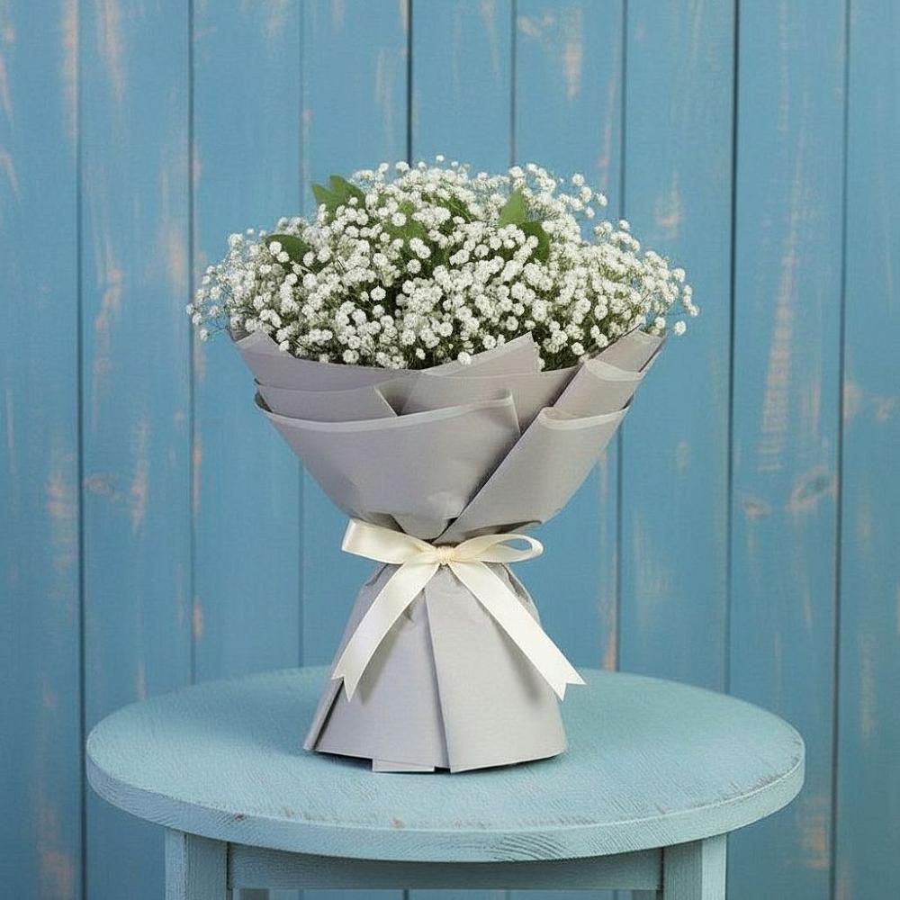 Букет цветов из: Гипсофила в Костино-Отдельце