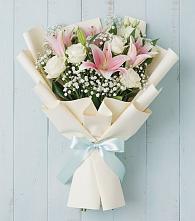 Букет цветов из:  Лилии в Костино-Отдельце