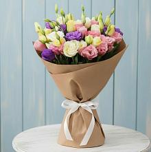 Букет цветов из:  Лизиантусы в Костино-Отдельце